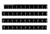 Black Fish Ruler Sticker