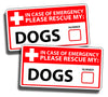 Dog Emergency Pet Rescue Sticker