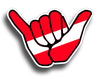 Hang Loose Diver Down Sticker