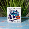 skull car sticker