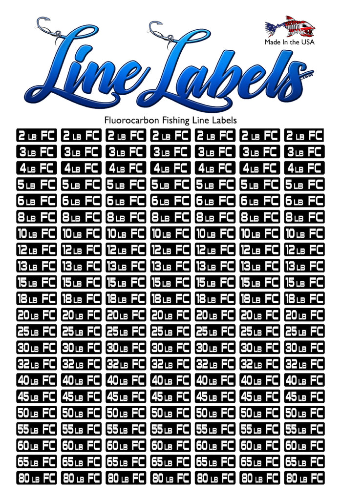 deep sea sport fishing rod and reel decals Fishing rod Line Label sticker sheet for tackle box