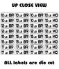 Line Labels White