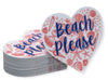 Beach Please - Pink and Navy