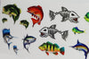 Saltwater and Bass Fish Scale Sheet Pack