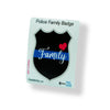 Police family car window vehicle bumper sticker