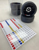 NPRC drag racing tire sticker system