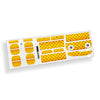 Redcat 64 Impala lowrider yellow sticker set