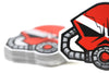 Mini Diver Down Skull Breathe Sticker
