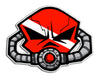 Diver Down Breathe Skull Mask Sticker