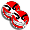 Smiley Face Diver Down Sticker