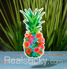 Aloha Flower Pineapple Sticker