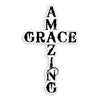 Amazing Grace Cross Sticker
