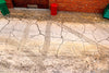 Cracked Pavement Mud Parking Lot Sticker