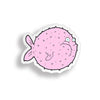 Pink Puffer Fish Sticker