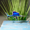 gun fish sticker