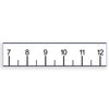 White Fish Ruler 40 inch Sticker