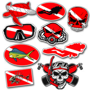 Diver Stickers