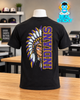 East Coweta Indians Half Indian Head & Indians T-Shirt