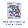 Panama City Beach Dolphin Sticker