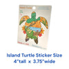 Island Turtle Sticker