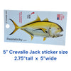 Crevalle Jack Fish Sticker