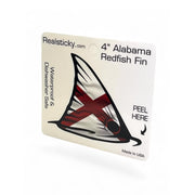 Alabama Redfish Fin Sticker