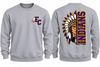 East Coweta Indians Half Indian Head & Indians Spirit Wear