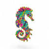 Colorful Seahorse Sticker by Real Sticky