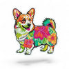 Colorful Corgi Sticker
