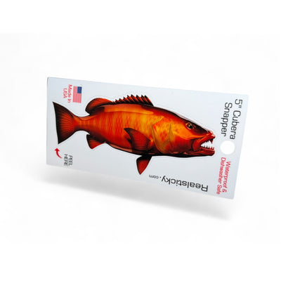 Cubera Snapper fish sticker