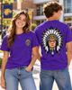 East Coweta Full Indian Head Front and Back T-Shirt