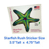 Starfish Rush Sticker