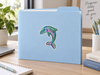 Smiling Dolphin Sticker