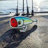 On and Poppin Fishing Lure Sticker