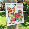 Painted Corgi Sticker