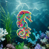 colorful beach sea horse vinyl decal sticker