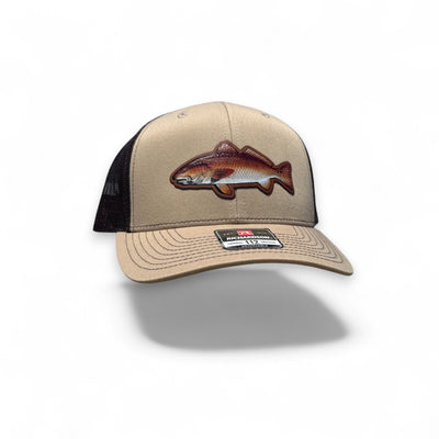 Redfish Leather Patch Richardson 112 hat