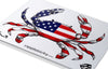 USA American crab sticker