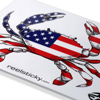USA American crab sticker