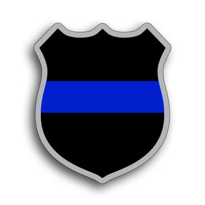 Badge Blue Line USA Sticker