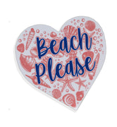 Beach Please - Pink and Navy