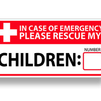 Child Rescue Sticker
