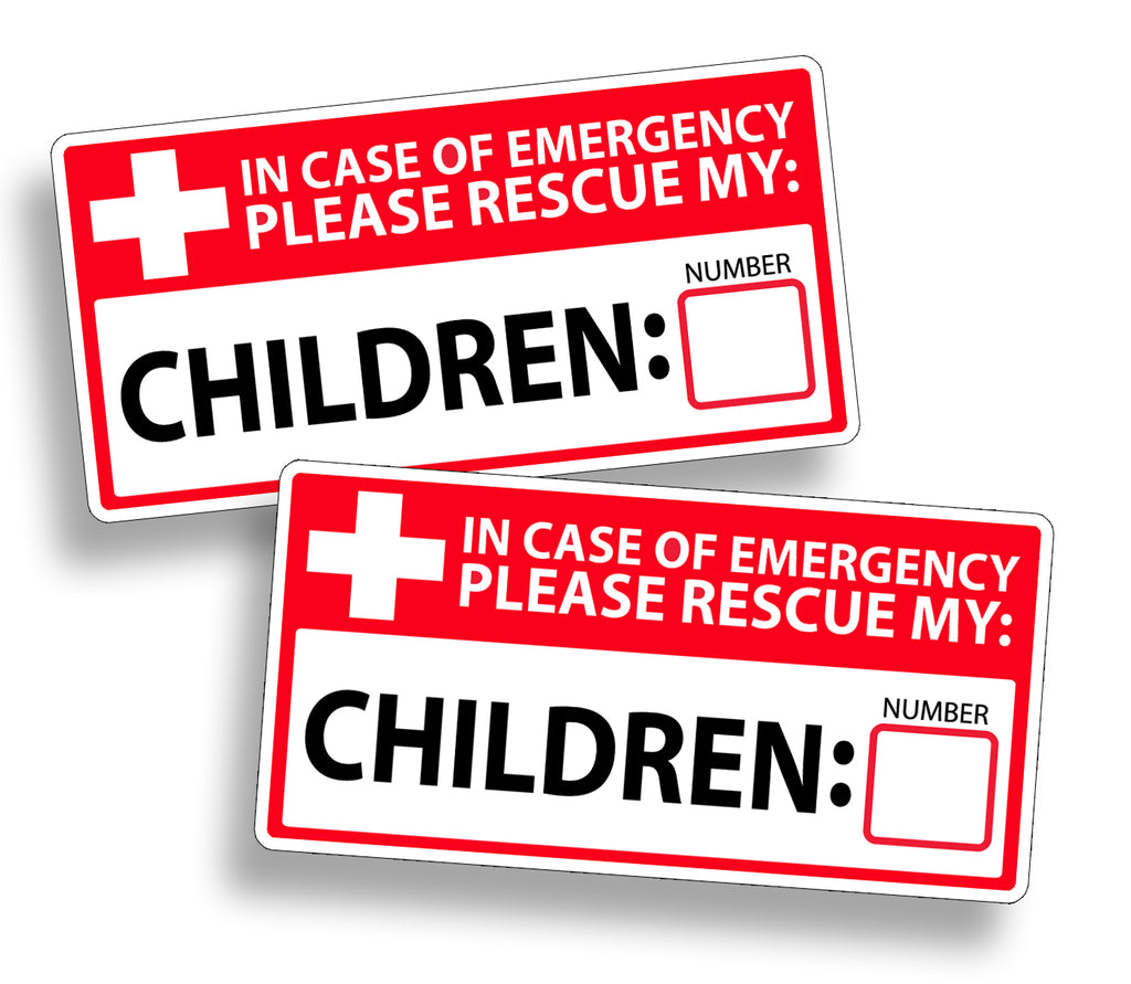 Ccg Rescue Sticker Children Emergency Child Rescue Sticker | Real Sticky