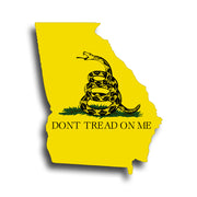 Dont Tread On Me Georgia Sticker Decal GA