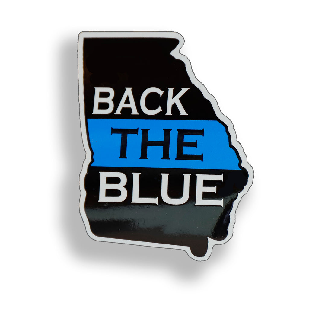 Georgia State Back The Blue Sticker Real Sticky georgia-state-back-the-blue-sticker-real-sticky