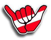 Hang Loose Diver Down Sticker