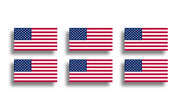 Mini USA Flag Stickers