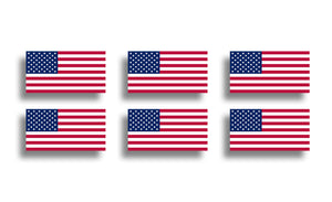 Mini USA Flag Stickers