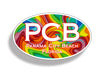Panama City Beach Retro Oval Sticker