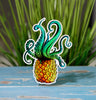 Octopus Pineapple car sticker